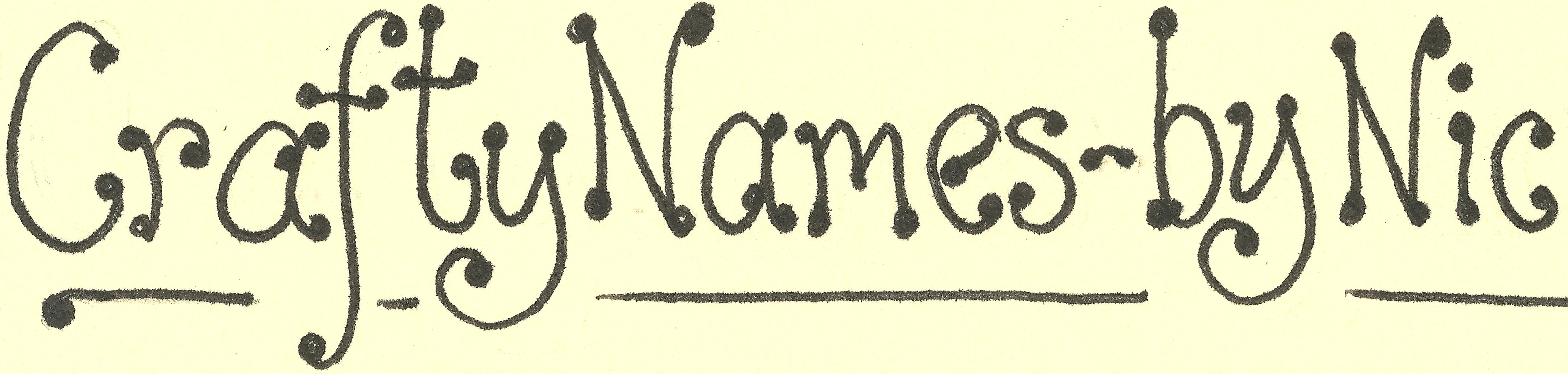 CraftyNames-byNic